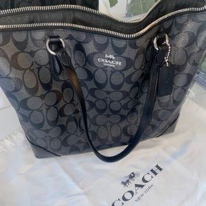 COACH Signature Zip Tote